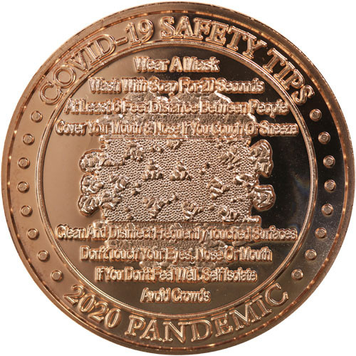 COVID-19 Safety Tips 1 ounce of copper