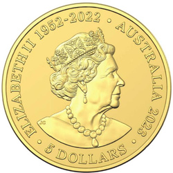 RAM: Mini Money Emu 0,5 gramm arany 2023 matt érme