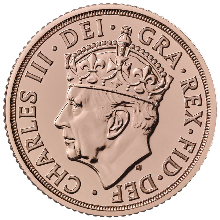 Great Britain: The Coronation Sovereign 2023 Gold Coin
