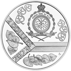 Niue: Czech Lion 1 uncja Srebra 2023 Proof z Hologramem 