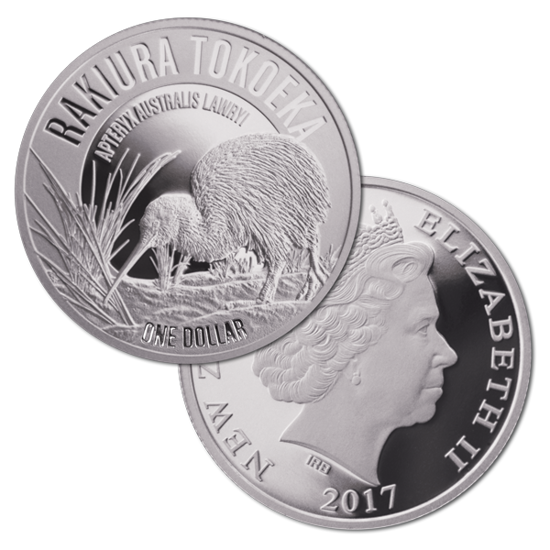 Kiwi 1 uncia ezüst 2017 Proof