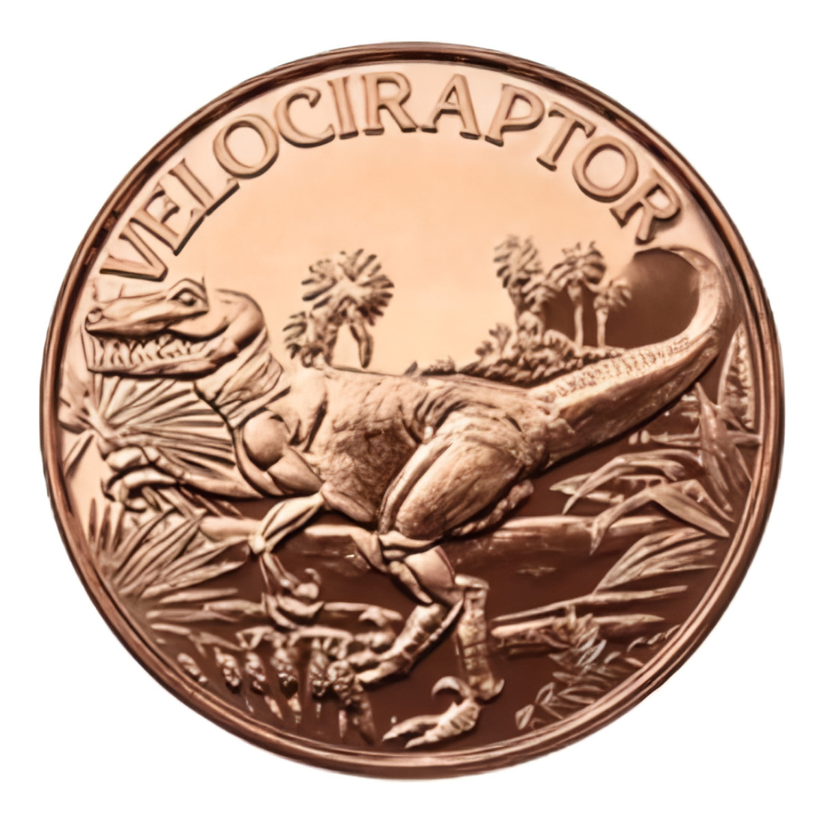 Copper Raptor Velociraptor 1 ounce of copper | Metal Market Europe