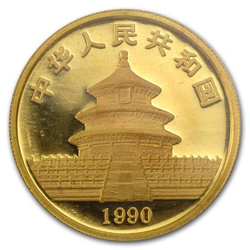 Chinese Panda 1 oz Gold 1990