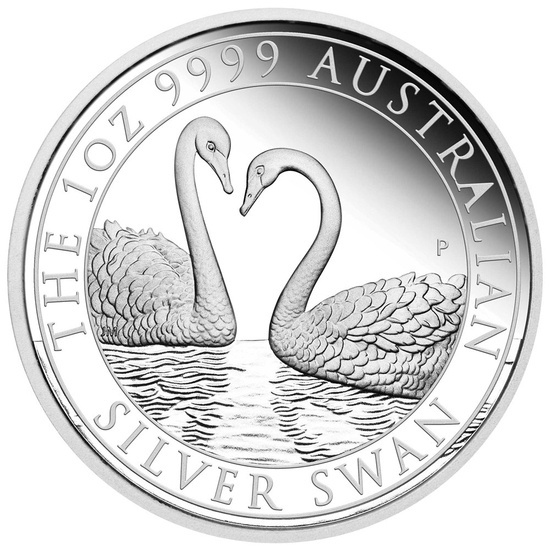 Schwan 1 oz Silbermünze 2022 Proof