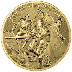 Niue: Camelot - Arthur Pendragon coloured 1 oz Silver 2023