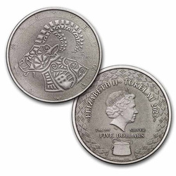 Zestaw 12 monet Tokelau: Zodiac Series 12 x 1 uncja Srebra 2022 Antique Coins