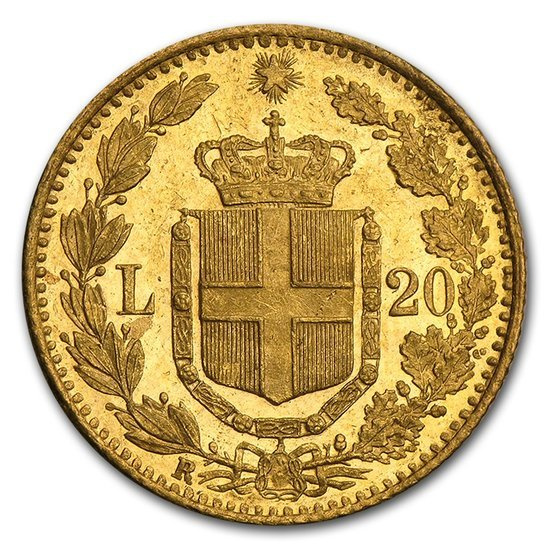 Włochy, 20 Lirów Umberto I Różne roczniki