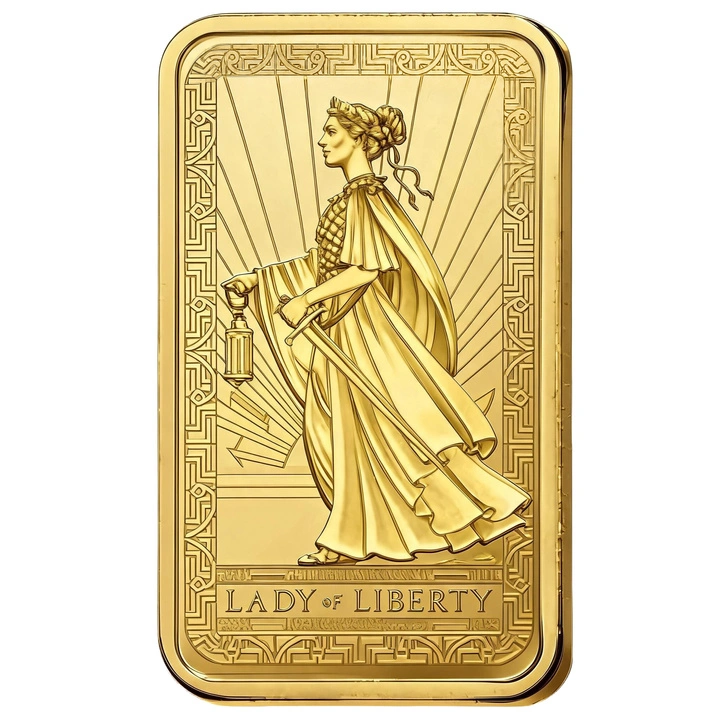 Sztabka PAMP: Lady of Liberty 2,5 grama Złota
