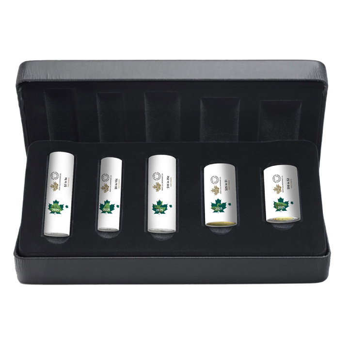 Kanada szett: Különleges gyűjtemény – Első verések 5 x csomagolt tekercs 2025