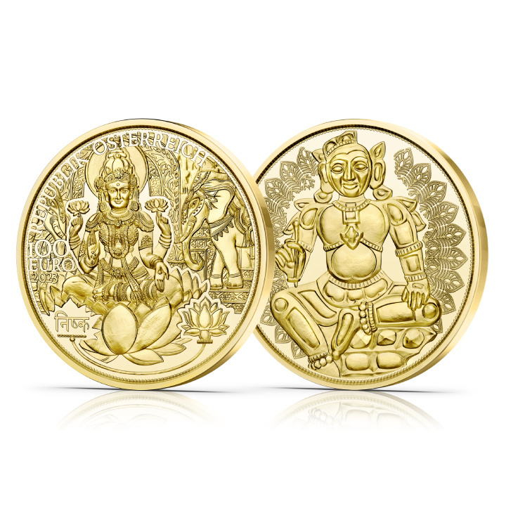 The Gold of India 100 Euro Gold 2023 Proof