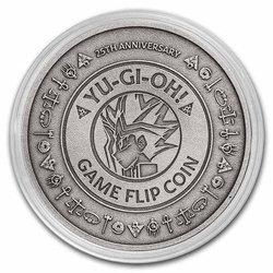 Niue: Yu-Gi-Oh! - 25th Anniversary 1 oz Silber 2022 Antiqued Coin 