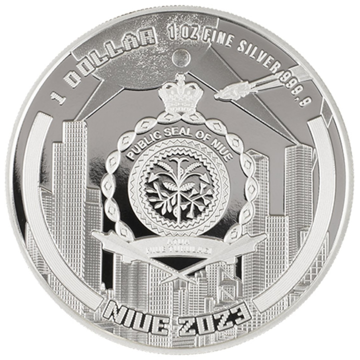 Niue: El Universo Punk - Cyberpunk 1 oz Plata 2023