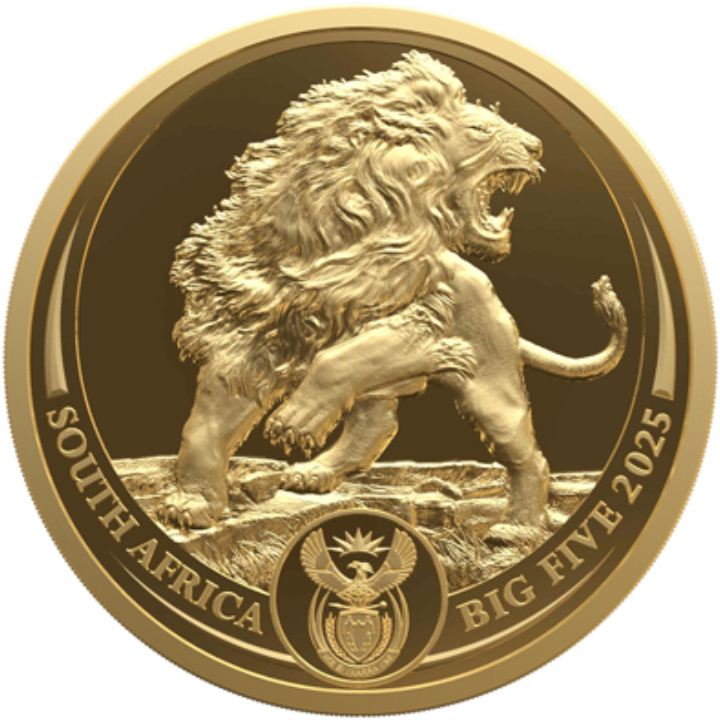 Big Five III: León 1/4 oz Oro 2025 Proof