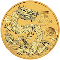 Perth Mint : Lunar III - Année du Dragon 1 once d'or 2024 Dragon Privy Mark