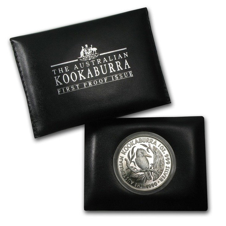 Kookaburra 1 once d'argent 1990 PROOF