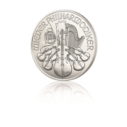Filarmonica di Vienna 1 oncia di platino 2022