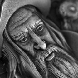 Cameroon: Wizard 2 oz Silver 2023 High Relief Antiqued Coin