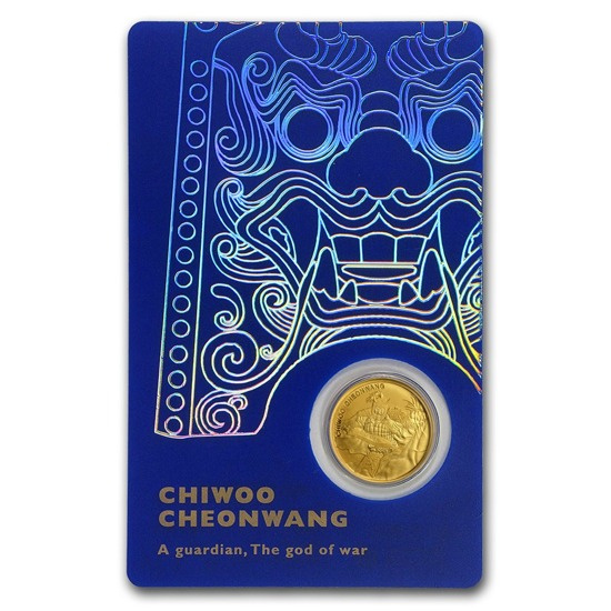 Chiwoo Cheonwang 1/10 oz Oro 2018 (Azul)