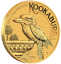 Kookaburra 1/10 uncia arany 2022