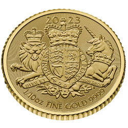 Királyi címerek 1/10 oz arany 2023