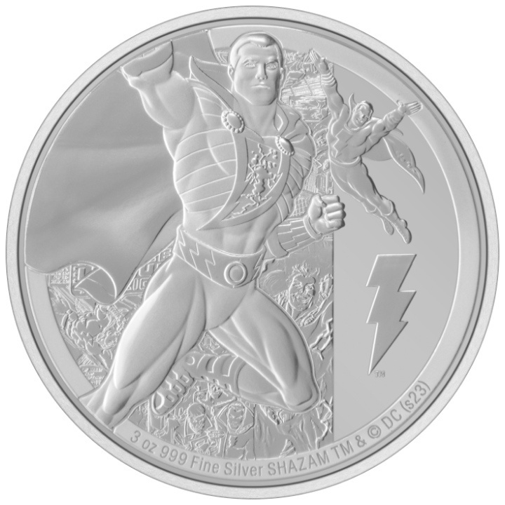  Niue: DC Comics - Shazam 3 uncje Srebra 2023 Proof
