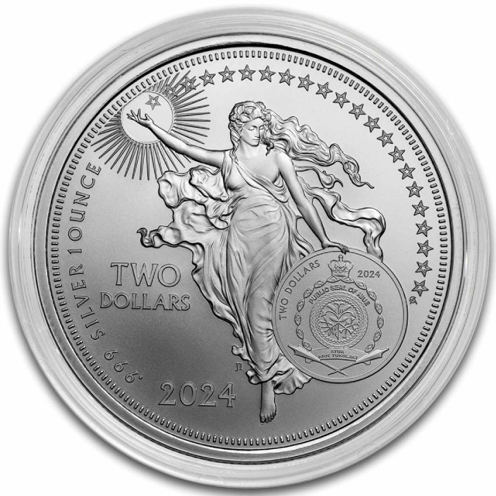 Niue: Icons of Inspiration - William Shakespeare 1 uncja Srebra 2024