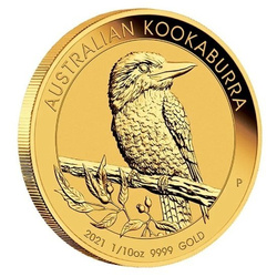 Kookaburra 1/10 uncia arany 2021