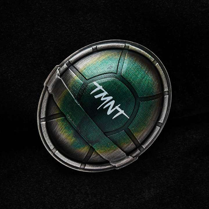 Tuvalu: Teenage Mutant Ninja Turtles - Domed Shell kolorowany 1.5 uncji Srebra 2024 Antiqued Coin