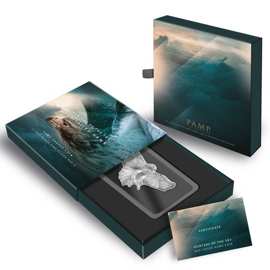 Hunters of the Sky: Poiana bruna 1 oncia d'argento 2020 Proof