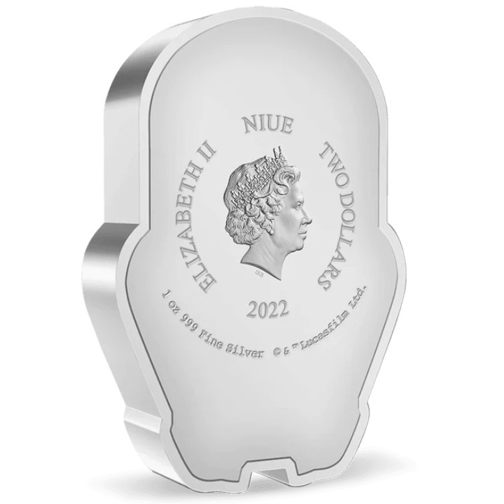 Niue: Star Wars The Faces of the Empire - Death Trooper colored 1 oz Silver 2022 Proof