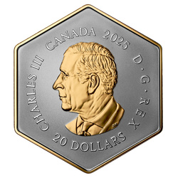 Canada: Nature's Delight, The Honey Bee pozłacany $20 Srebro 2025 Reverse Proof 