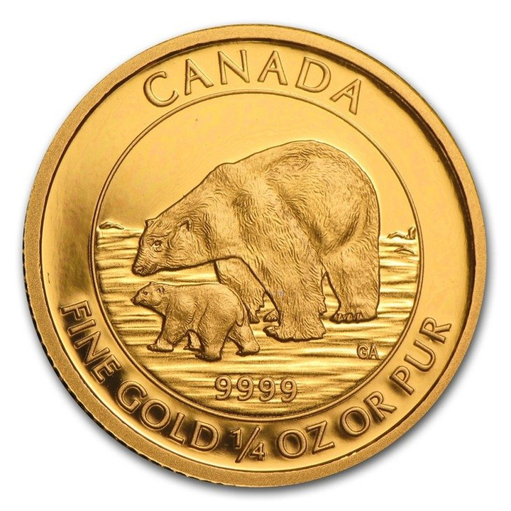 Oso Polar 1/4 oz Oro 2015