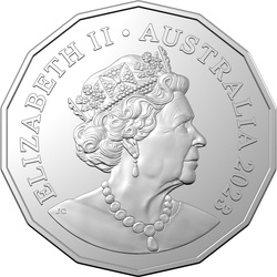 Lunar : Année du lapin Cupronickel 2023 Tetra Decagon Coin