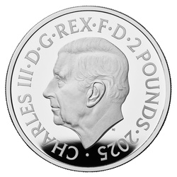 Iron Maiden kolorowany 1 uncja Srebra 2025 Proof