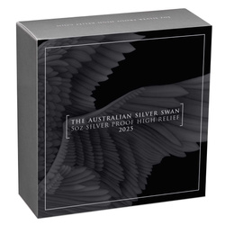 Schwan 5 Unzen Silber 2025 Proof High Relief