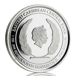 St. Vincent & The Grenadines: Seaplane coloured 1 oz Silver 2018 Proof