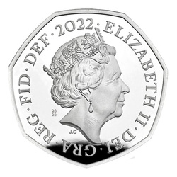 Set di 10 monete Sua Maestà la Regina Elisabetta Argento 2022 Proof