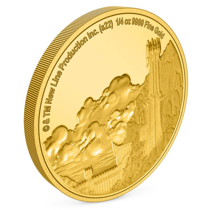 Niue: The Lord of the Rings - Mordor 1/4 uncji Złota 2023 Proof
