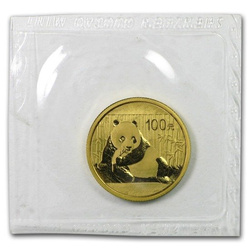 Panda cinese 1/4 oncia d'oro 2015