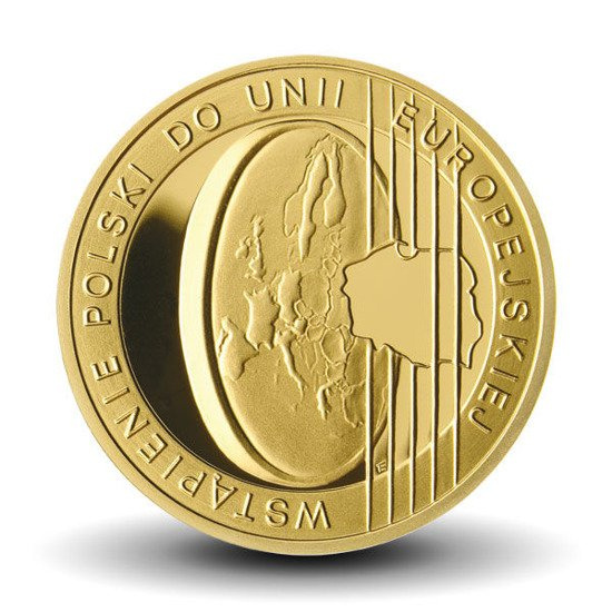 Poland's Accession to the European Union 200 PLN 2004 Proof