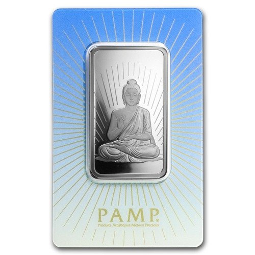 Pamp Suisse Buddha 1 uncia ezüsttömb