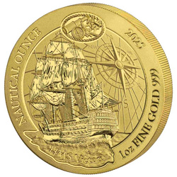 Rwanda: Nautical Ounce - HMS Victory 1 uncja Złota 2025
