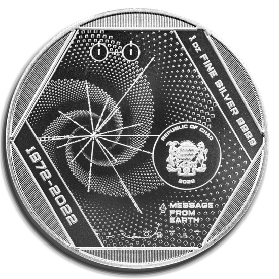 Chad: Pioneer Plaque 1 oz Silber 2022