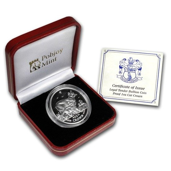 Isle of man Seria koty: Manx 1 Uncja Srebra 2012 Proof