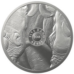 Big Five II: Rhino 1 oz Silber 2022