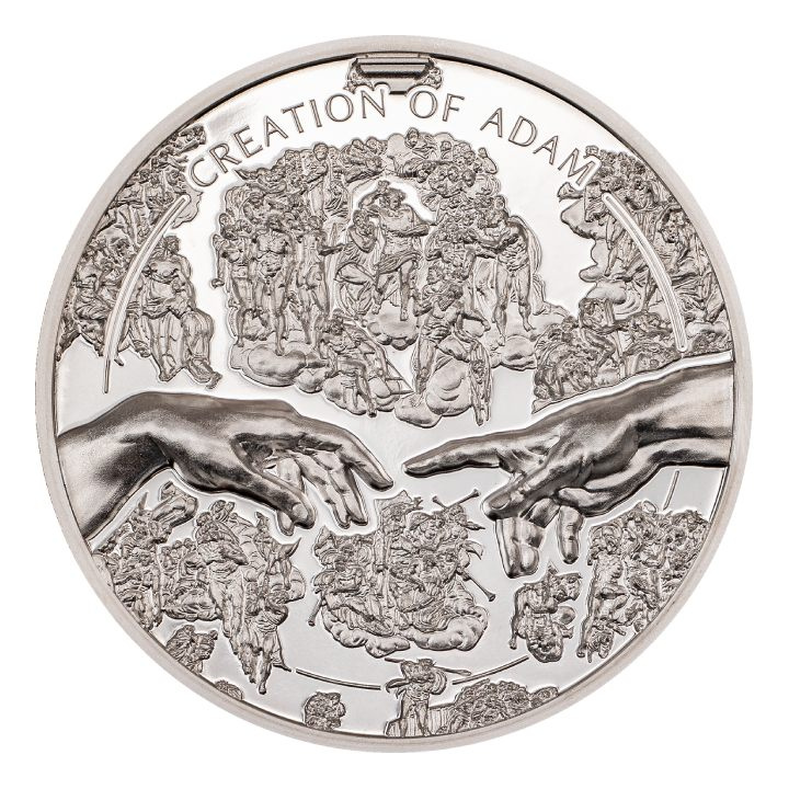 Isole Cook: Maestri dell'arte - Claude Monet colorato 2 once d'argento 2023 Proof Ultra High Relief