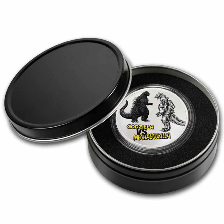 Niue: Godzilla vs Monsters - Mechagodzilla coloured 2 oz Silver 2024