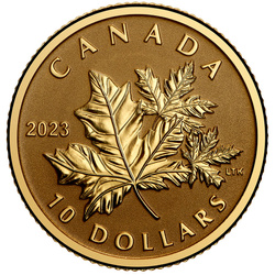 Canada: Foglia d'acero eterna $10 Oro 2023 Proof