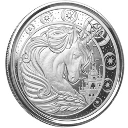 Ghana: Unicornio 1 oz Plata 2023
