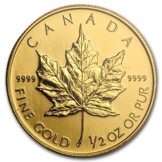 Maple Leaf 1/2 oz Gold 1993